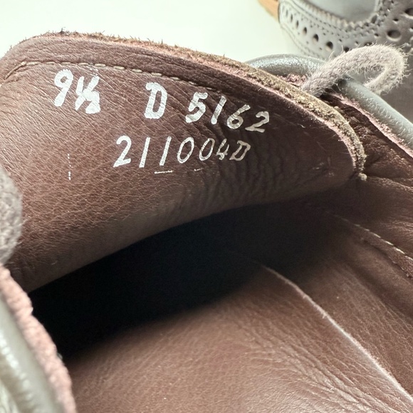 New Allen Edmonds McTavish Lugged Wingtip Oxford Shoes Brown Sz 9.5 - Picture 13 of 14